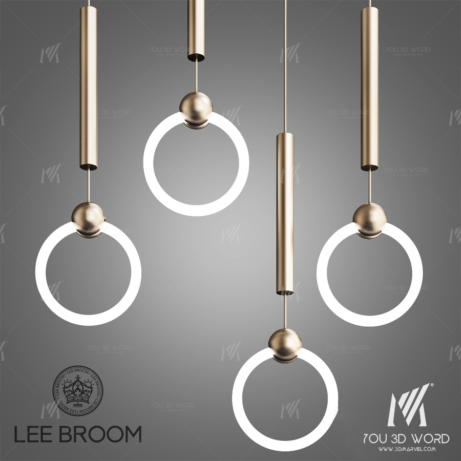 Lee Broom Ring Light Brass